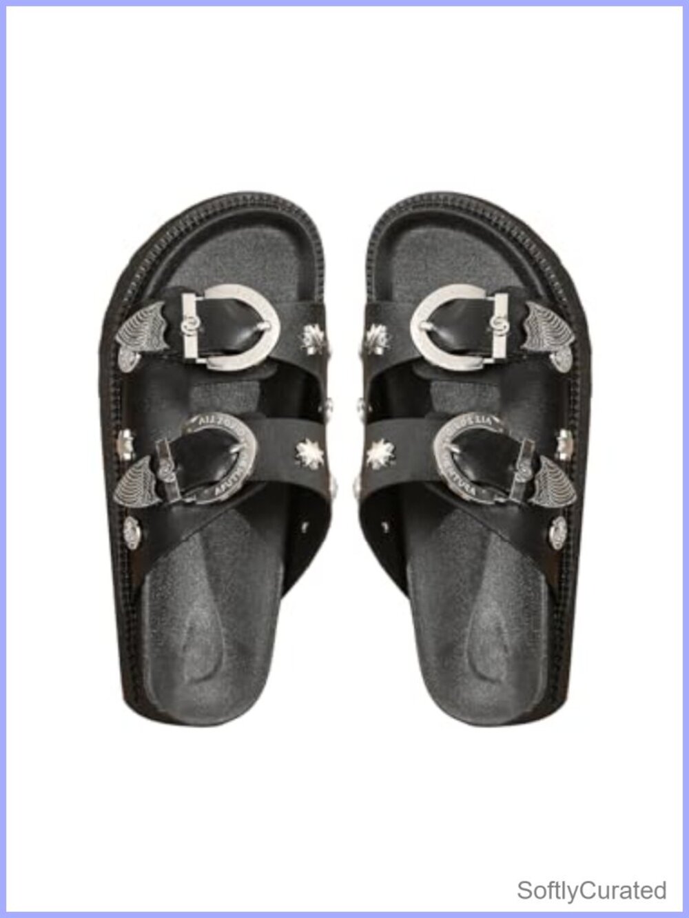 Platform Sandals Studded Western Y2K Slip On Open Toe